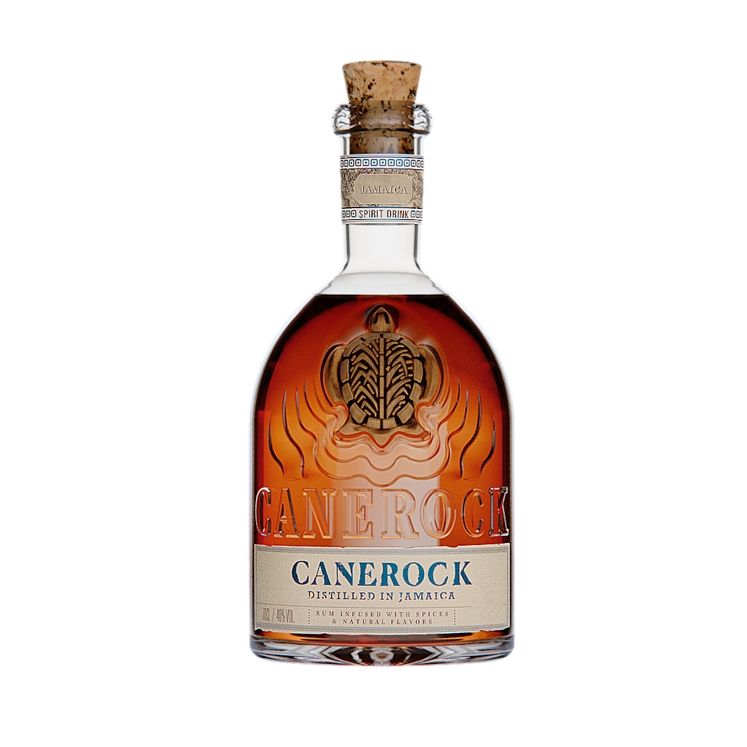 Canerock dark rum spiced from Jamaica