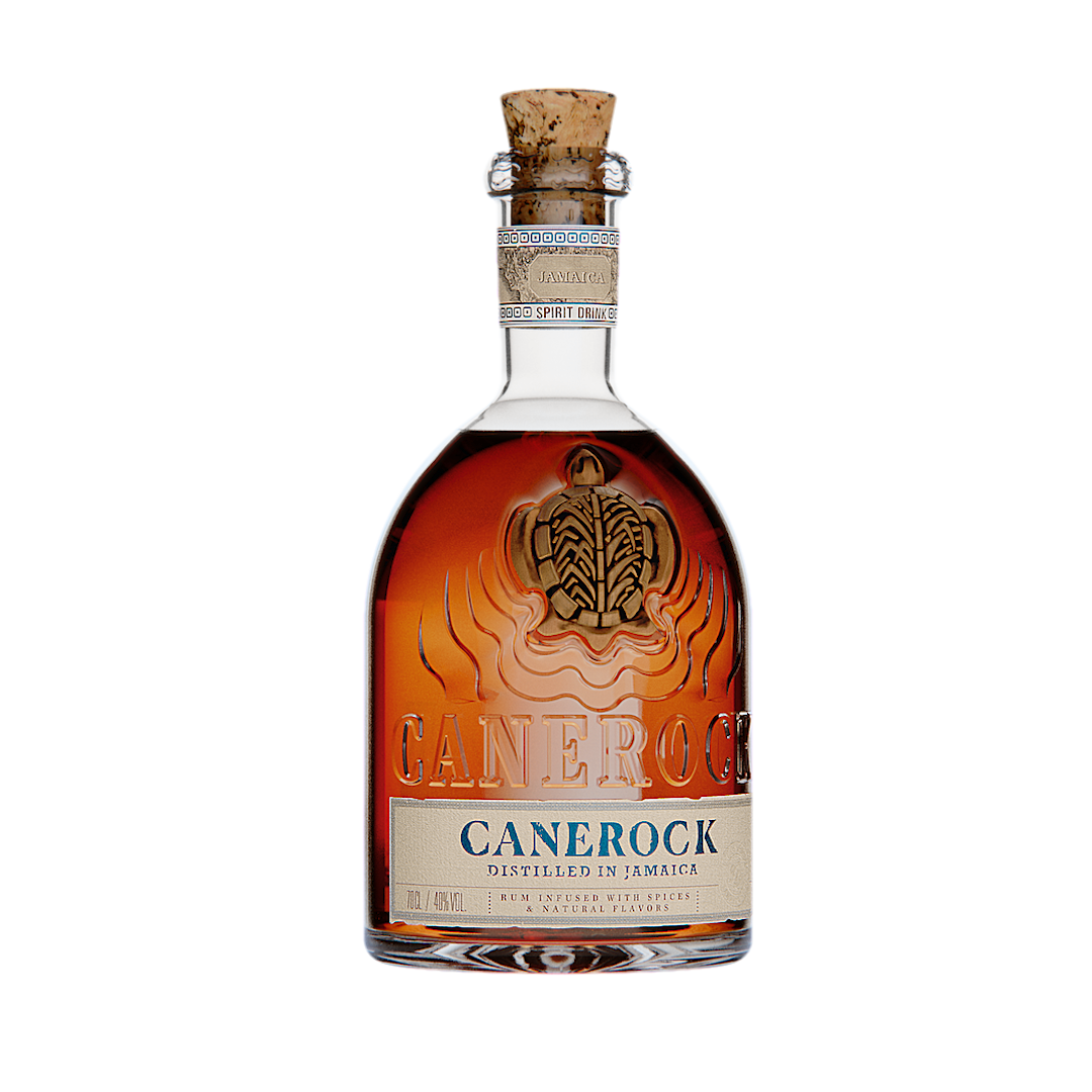 Canerock dark spiced rum from Jamaica