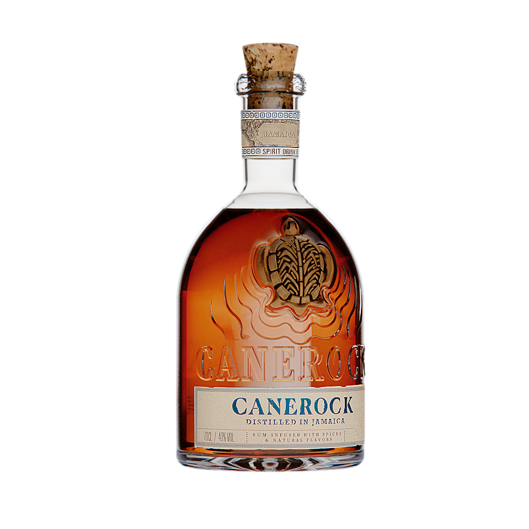 Canerock dark spiced rum from Jamaica