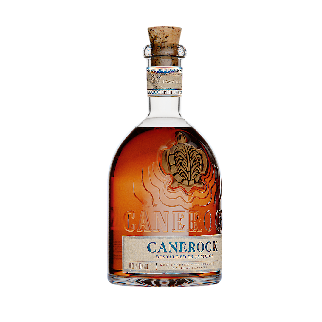 Canerock dark spiced rum from Jamaica