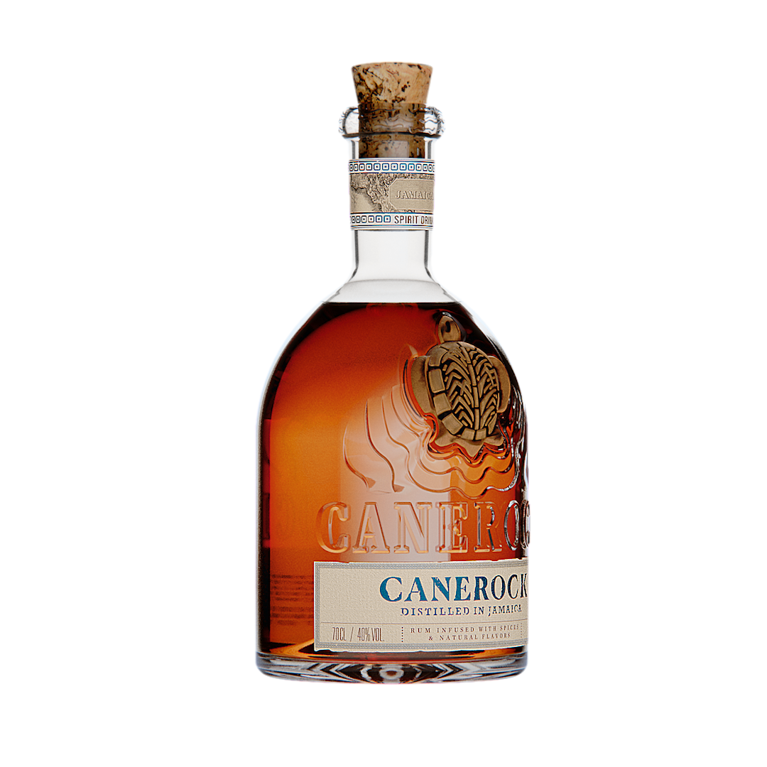 Canerock dark spiced rum from Jamaica