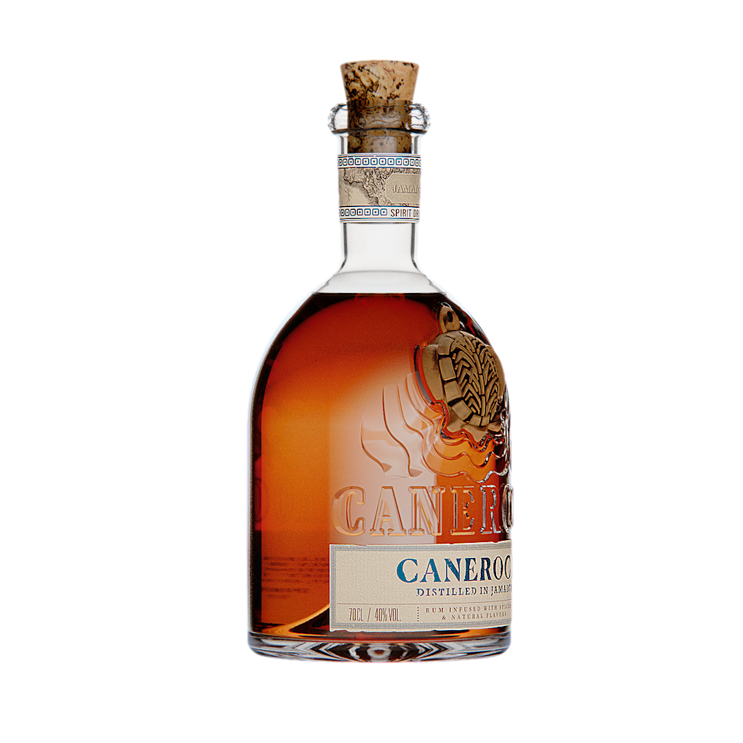 Canerock dark spiced rum from Jamaica