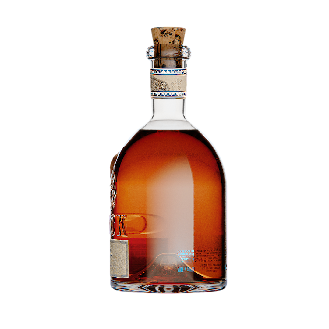 Canerock dark rum spiced, bottle