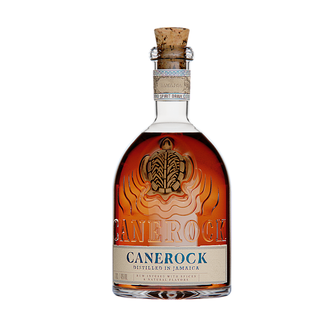 Rum infused with Spice, Canerock Bottle distilled in Jamaica