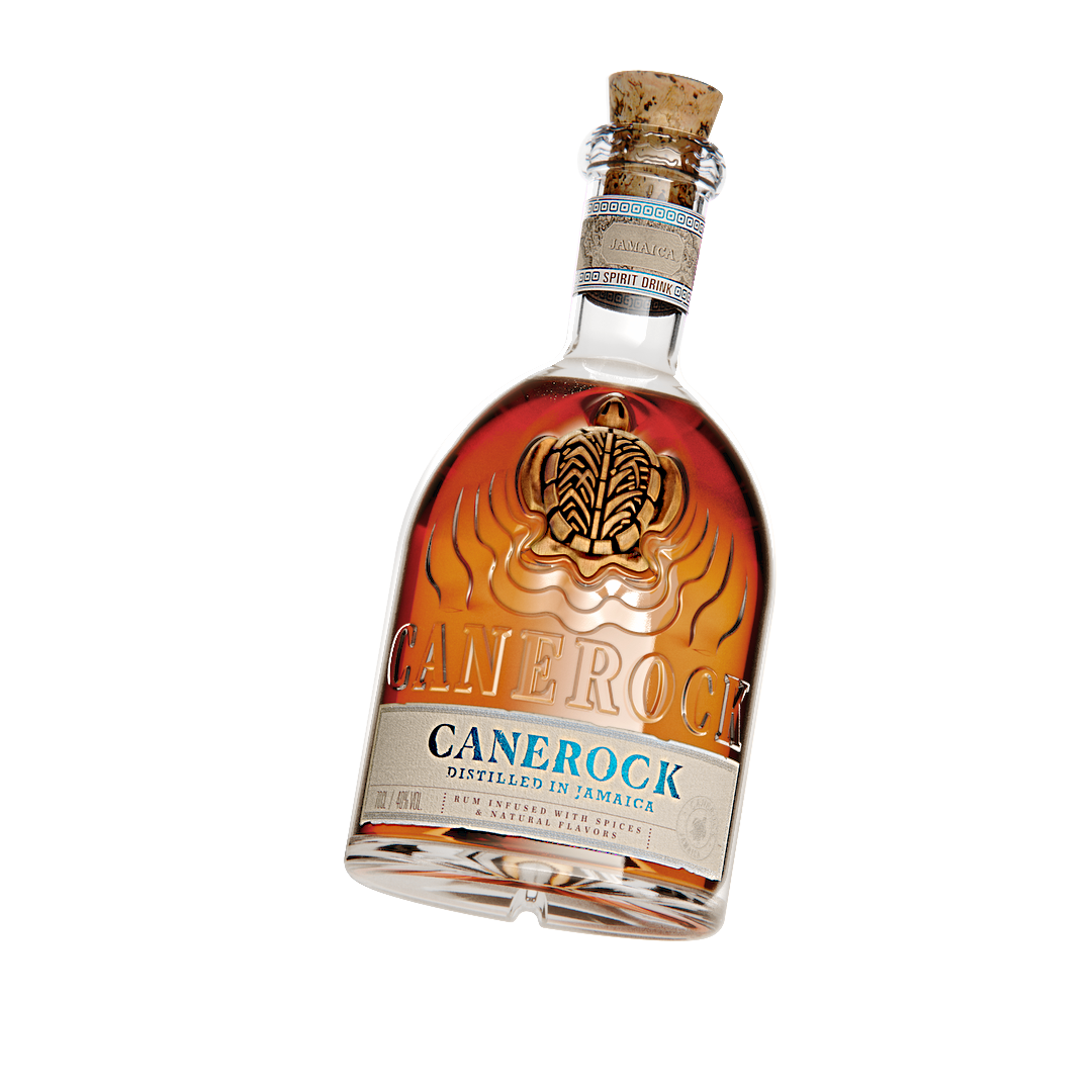 Canerock dark spiced rum from Jamaica